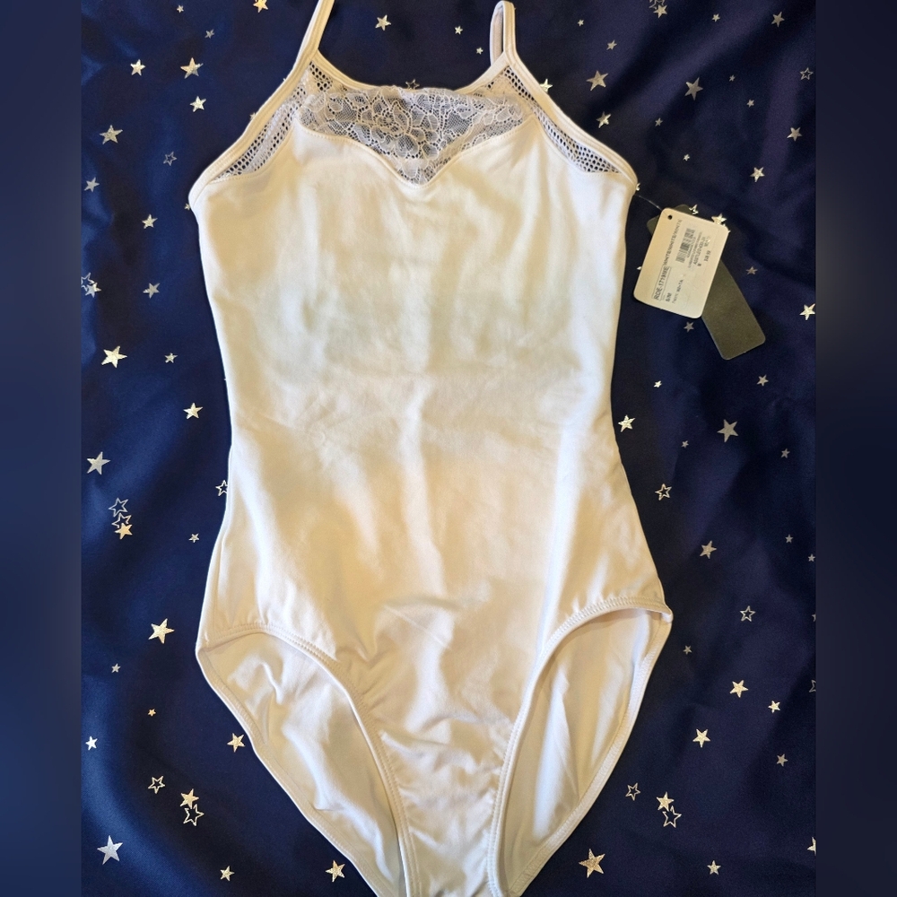 Brand new with tags So Danca white leotardSize 5/M